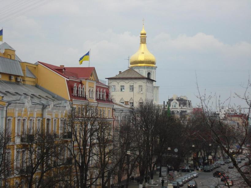 Квартира На Золотых Воротах, Центр Киев Екстериор снимка